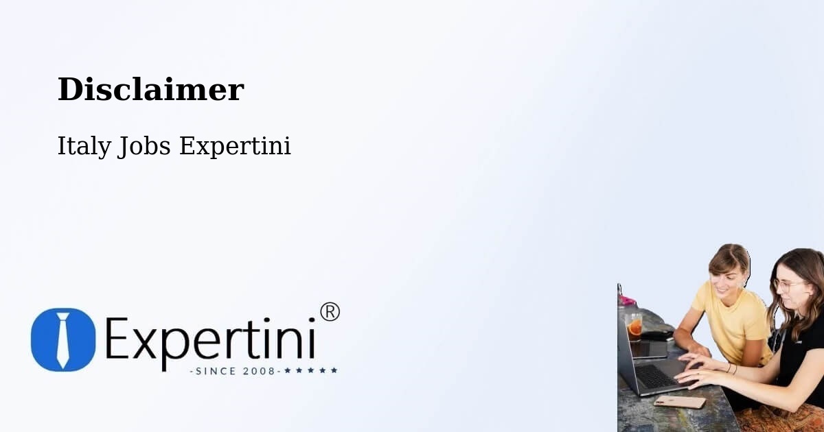 Disclaimer – Montelepre - Italy Jobs Expertini