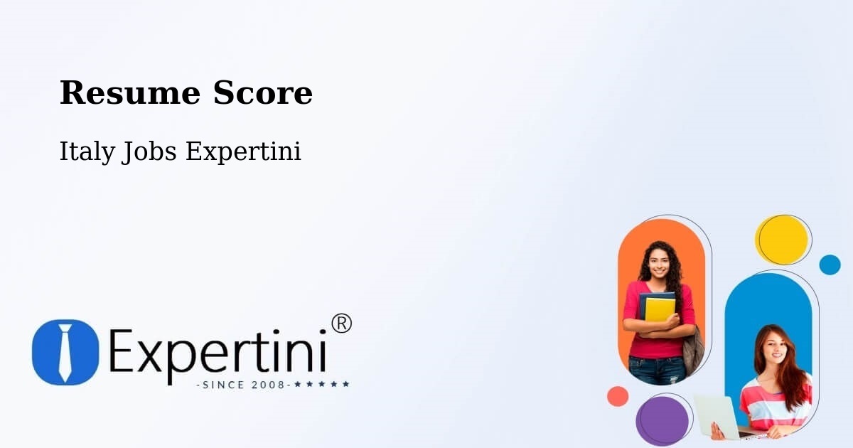 Resume Score & Job Description Match Tool – Montelepre - Italy Jobs Expertini